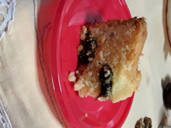 Ciambella mascarpone e prugne secche