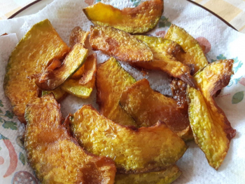 Pesin de suca.... zucca fritta piatto di recupero