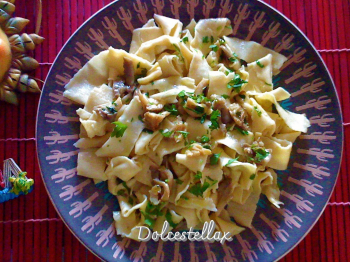 Pappardelle ai funghi pleurotus