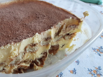 Barattolo extra di tiramisù alla ricotta