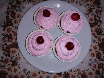 cupcake alla ciliegia