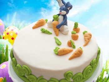 Torta di Pasqua a coniglio "Firma la video ricetta di Dolcidee.it"