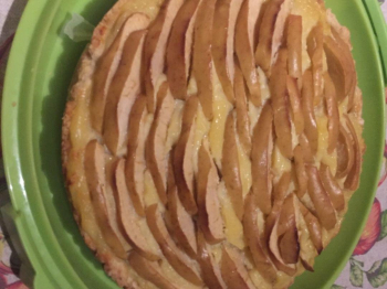 Crostata crema pasticciera e mele