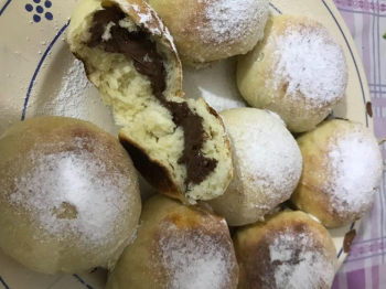 Panini dolci con la nutella