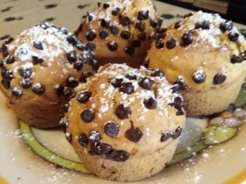 Muffin di zucca e gocce di cioccolato 🍫
