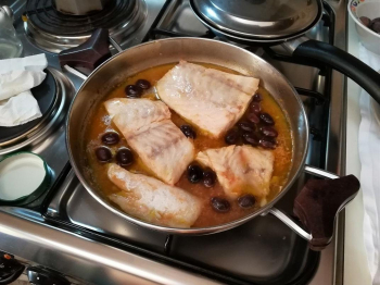 Filetti di merluzzo alla mediterranea