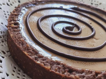 Crostata panna e caffè