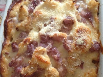 Cavolfiore viola gratinato