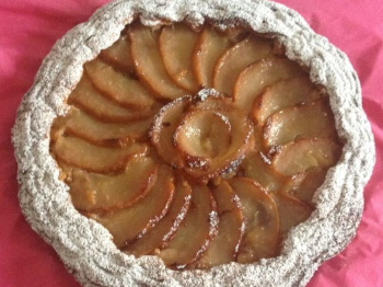 Crostata con pere cotte