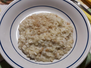 Risotto alla cannella e banane
