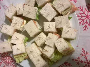 Mini tramezzini da buffet