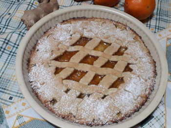 crostata speziata con marmellata di arancia🍊
