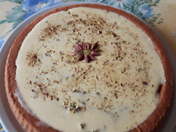 Crostata morbida mascarpone e pistacchio