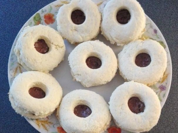 Biscotti occhio di bue senza burro nè uova