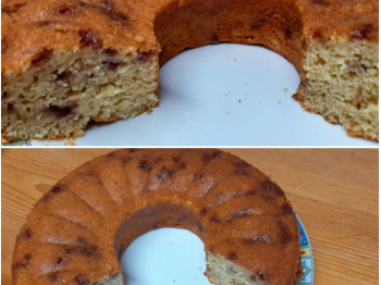 Ciambella alle gocce ai frutti di bosco