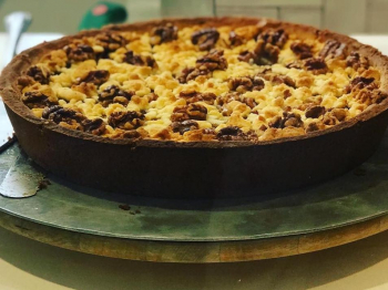 Crostata di frutta secca e cioccolato