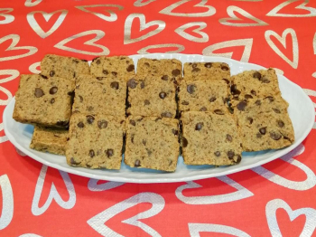 BISCOTTI DI PANDORO CON GOCCE DI CIOCCOLATO