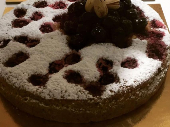 Crostata morbida ai lamponi