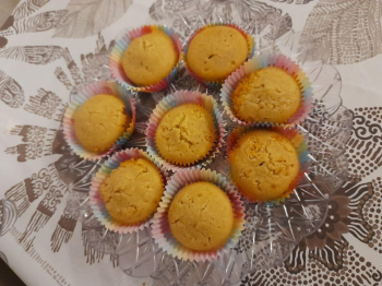 muffin con pere frullate