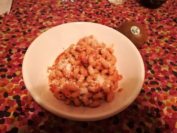 Cellentani al sugo di pomodoro e ricotta