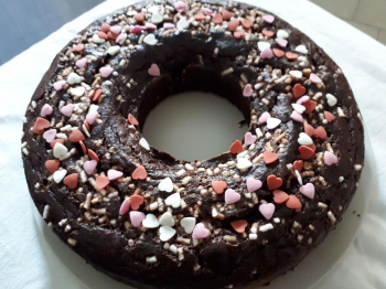 Ciambella Cioccoricotta di S.Valentino 🍩🍫💖