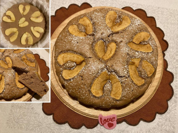 Torta con Farina di Castagne e Mele