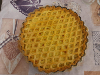 Crostata ricotta ,feta e patate