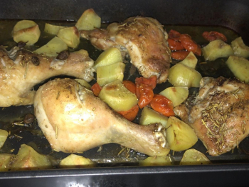 Pollo con le patate