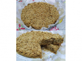 Crostata sbriciolata integrale