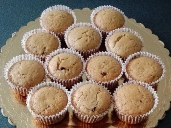 Muffin arancia e cioccolato senza burro nè uova