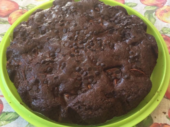 Torta pere e gocce di cioccolato