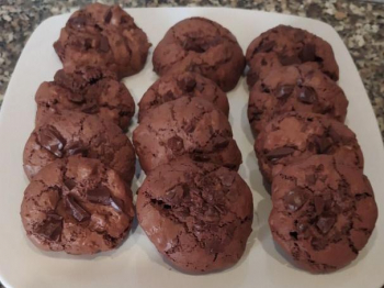 Dark chocolate cookies