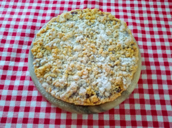 Sbriciolata con marmellata di fragole
