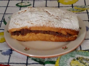 Plumcake con crema al cioccolato