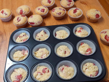 Muffins alle fragole