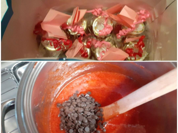 Confettura fragola fondente