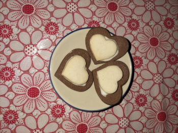 Cuori di frolla bi gusto