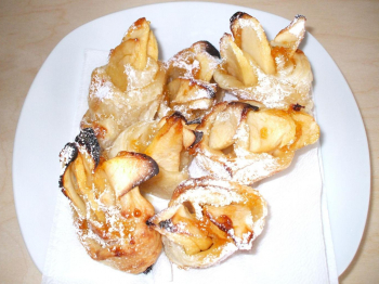 Mele in pasta sfoglia