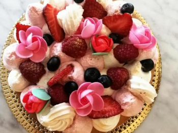 Cream tart fiorita
