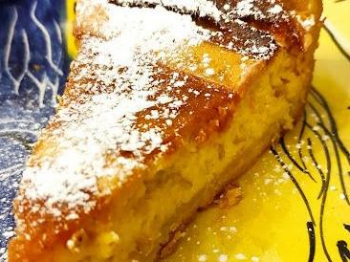 Crostata con crema di ricotta