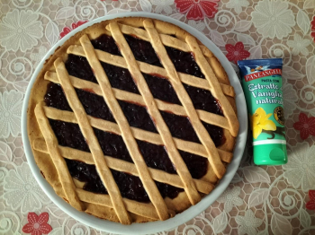 Crostata fragole e vaniglia
