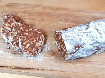 Salame al cioccolato e caffè