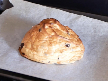 Cloud bread con gocce di cioccolato
