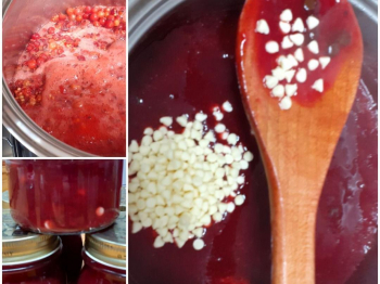 Confettura di ribes,cioccolato fondente e bianco e rum