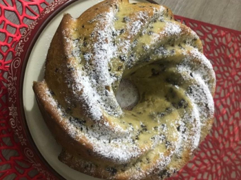 Ciambella caffè e gocce di cioccolato
