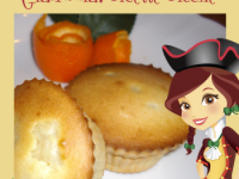 Cupcakes di mele al rhum e arancia