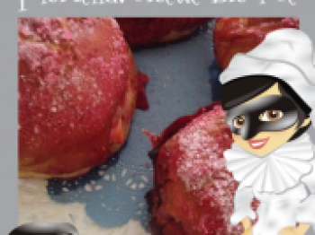 Pesche ripiene di crema.