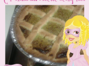 crostata  con nutells e pistacchio
