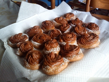 Zeppole di S.Giuseppe alla nutella