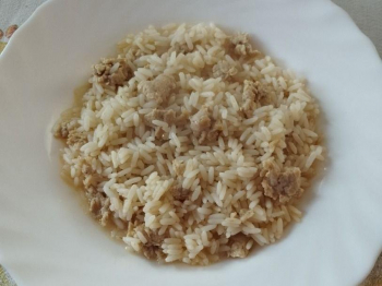 Risotto con salsiccia